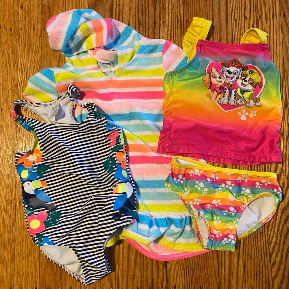 Toddler Girls Swimsuits & Cover Up!